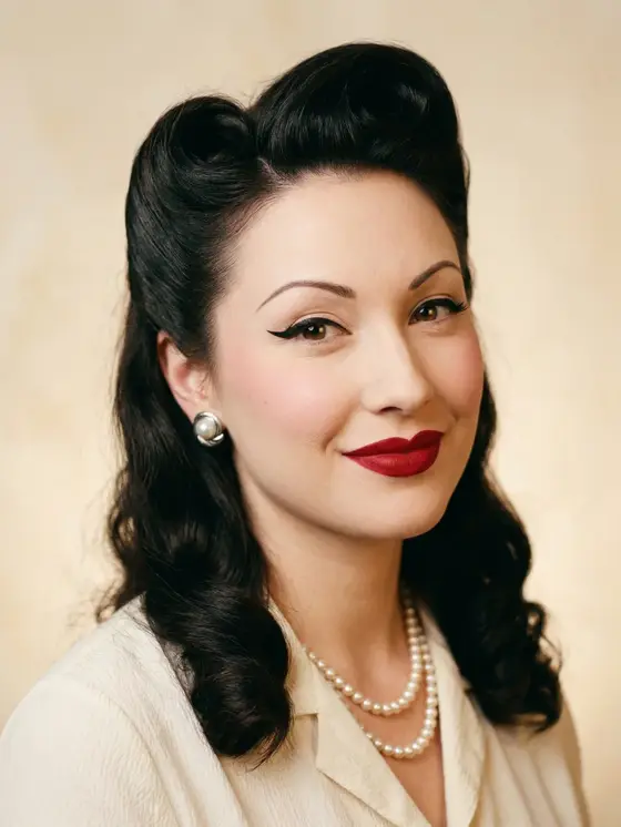 AI-generated photo: Vintage Pin-Up