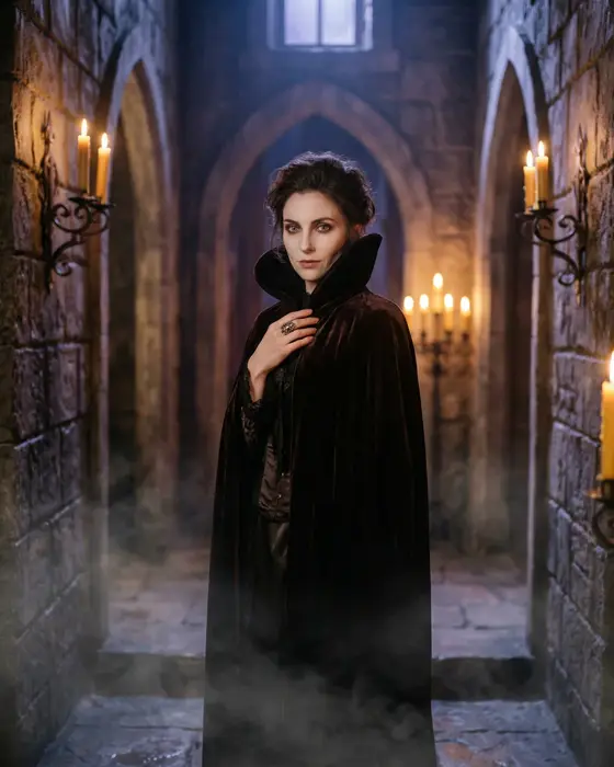 AI-generated photo: Halloween Vampire
