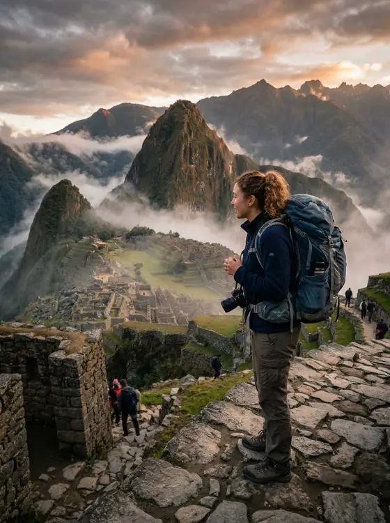 AI-generated photo: Machu Picchu in the Mist